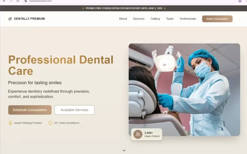 Branded Website